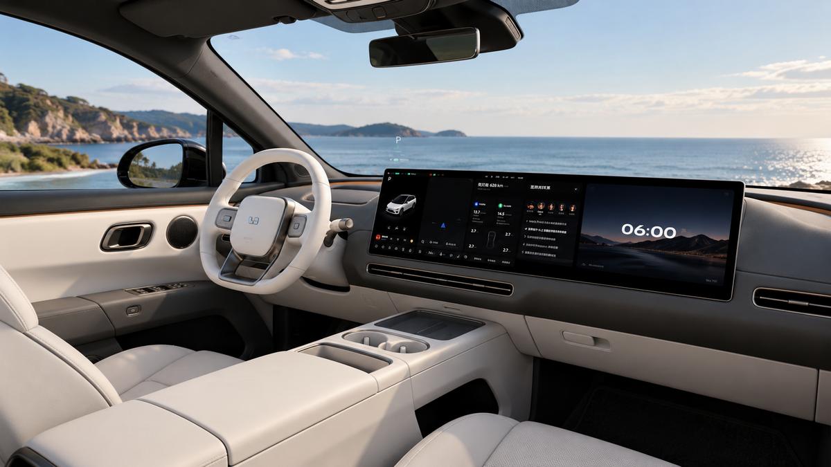 Li Auto i6: Innenraum und Infotainment