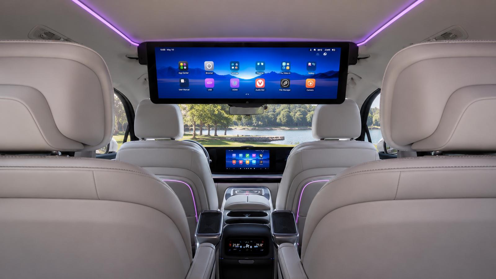Luxuriöse Mercedes VLE 300 Kabine am See